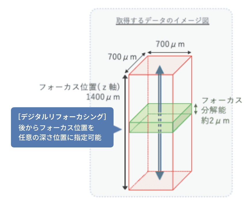 取得するデータのイメージ図