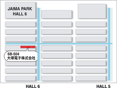 出展ブース図「6B-504」
