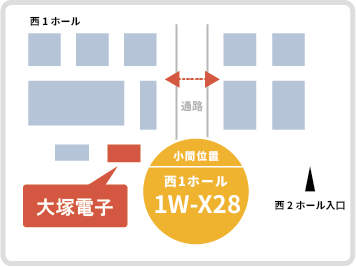 出展ブース「西1ホール 1W-X28」
