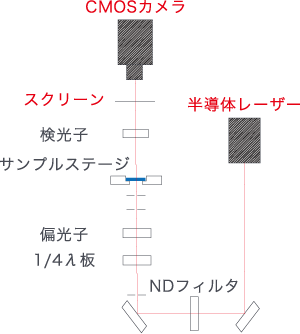 光学系と測定手順