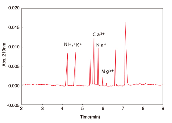 日本酒中の陽イオン 有機酸一斉分析 大塚電子